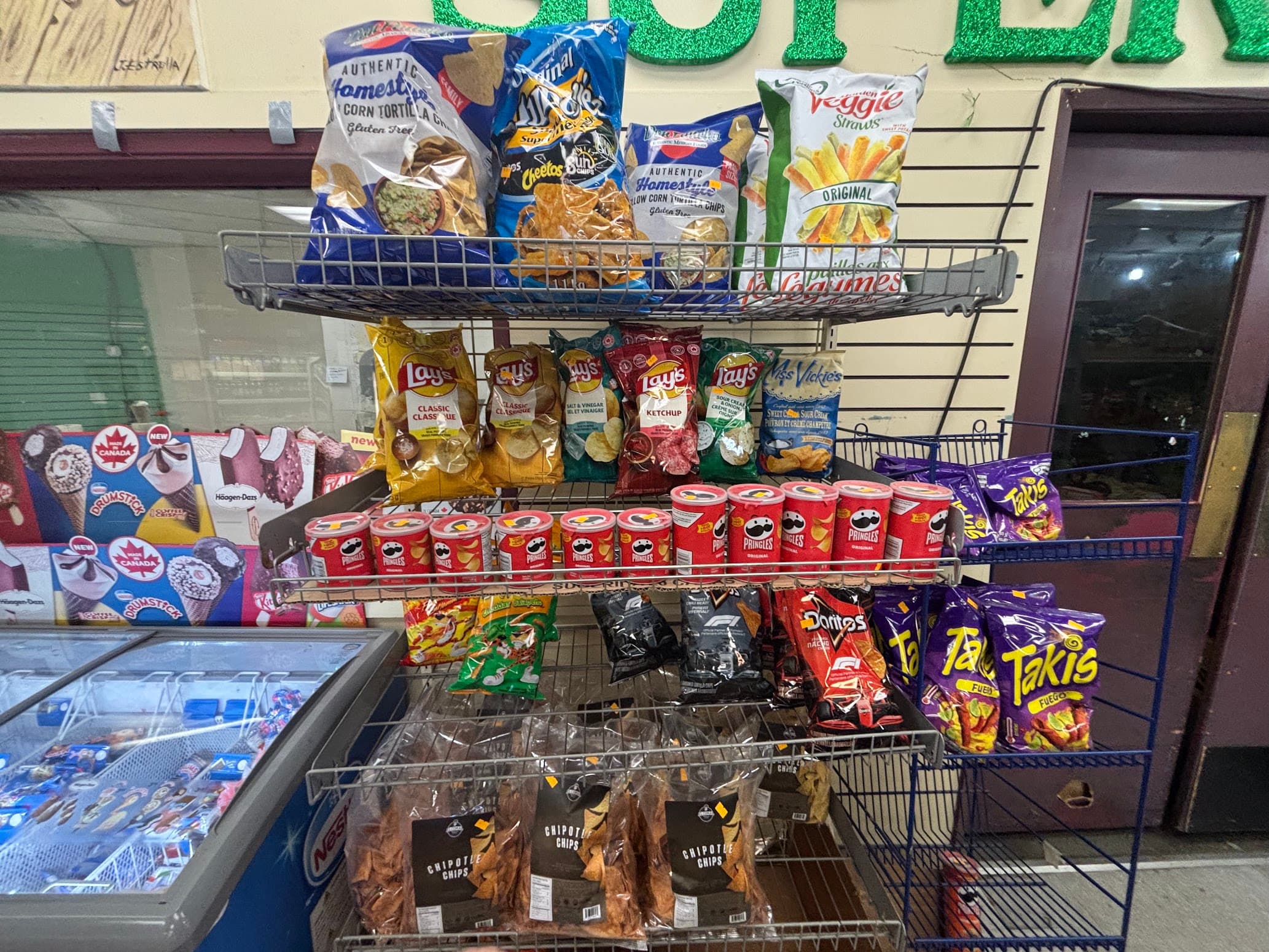 Snacks and drinks